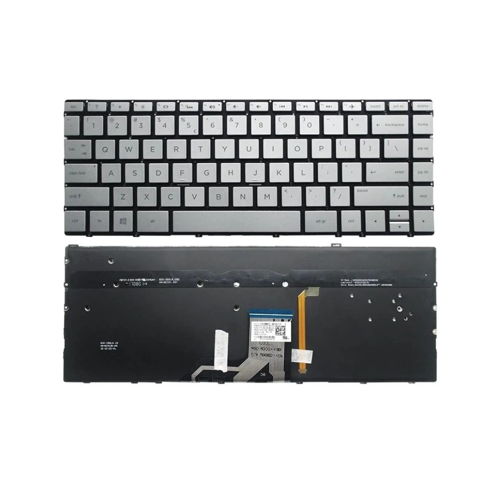 Teksus Laptop Keyboard For HP Spectre X360 13AC Silver (With Backlit) view 2